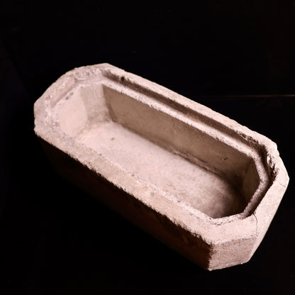 Antique Concrete Coffin Burial Vault Salesman Sample