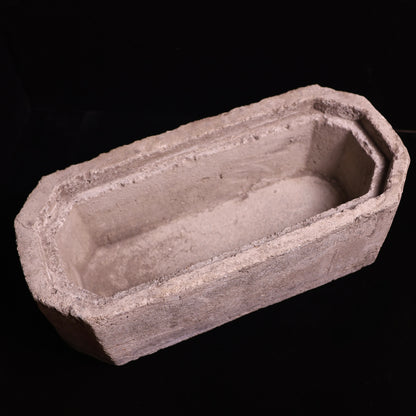 Antique Concrete Coffin Burial Vault Salesman Sample