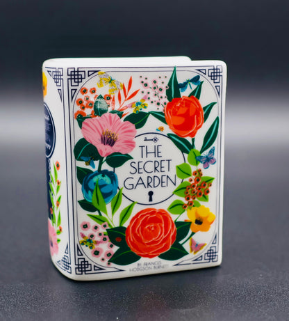 The Secret Garden Ceramic Book Candle | Jasmine & Cedarwood