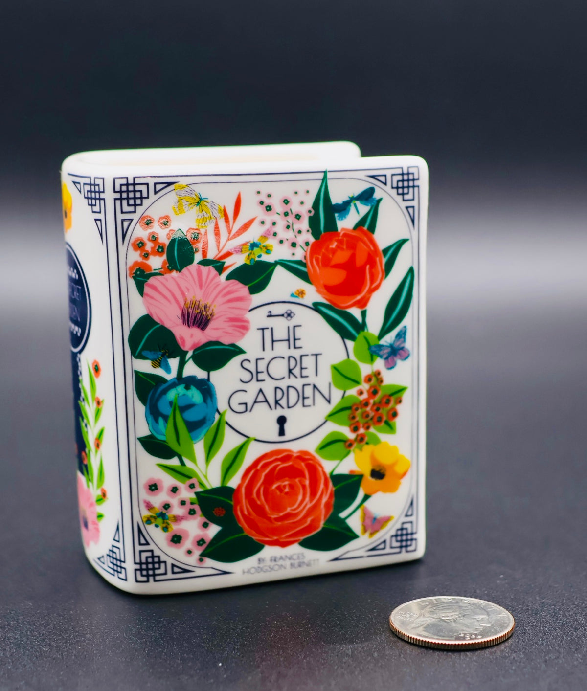 The Secret Garden Ceramic Book Candle | Jasmine & Cedarwood