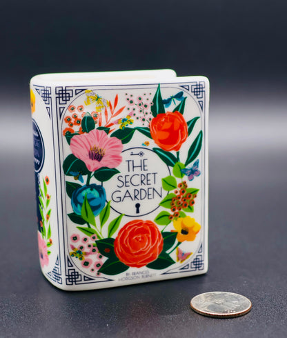 The Secret Garden Ceramic Book Candle | Jasmine & Cedarwood