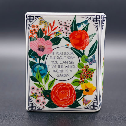 The Secret Garden Ceramic Book Candle | Jasmine & Cedarwood