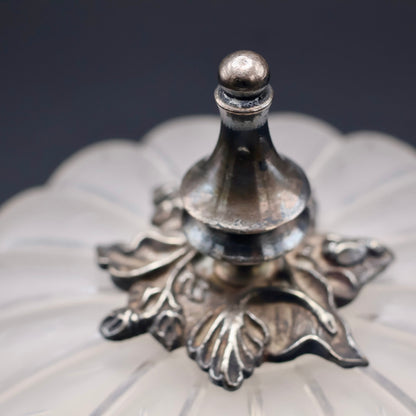 Victorian Figural Pumpkin Glass Pickle Castor c. 1880–1900