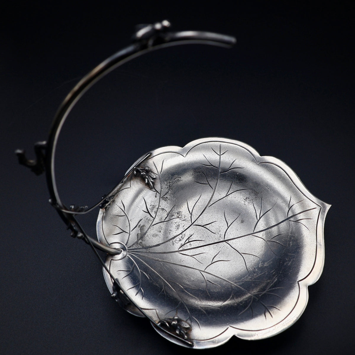 Victorian Figural Pumpkin Glass Pickle Castor c. 1880–1900