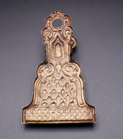 Victorian A1 Pressed Brass Letter Clip c. 1890