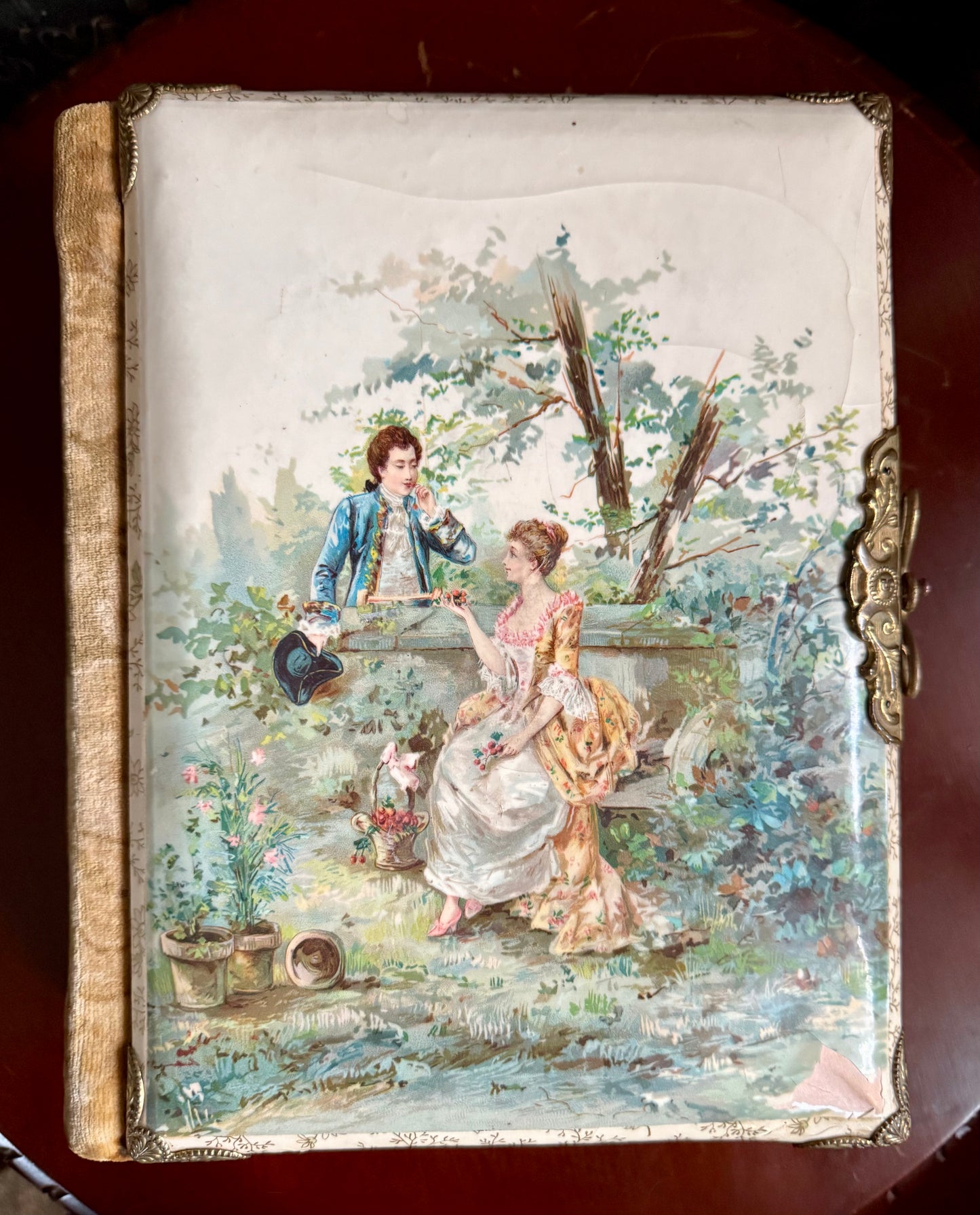 Antique Victorian Celluloid Music Box (c. 1890's)