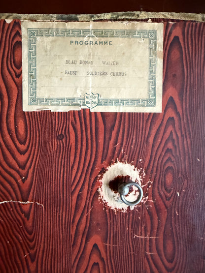 Antique Victorian Celluloid Music Box (c. 1890's)