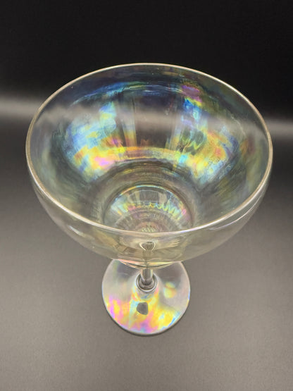 Fostoria Mother of Pearl Iridescent Water Goblets (Set of 2)