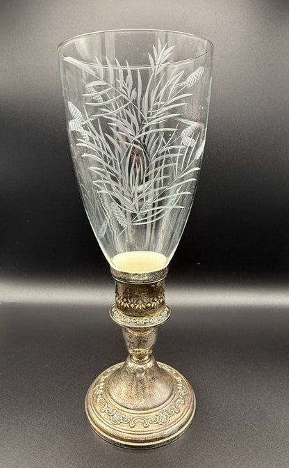 Gorham Weighted Silver Hurricane Candle Holder