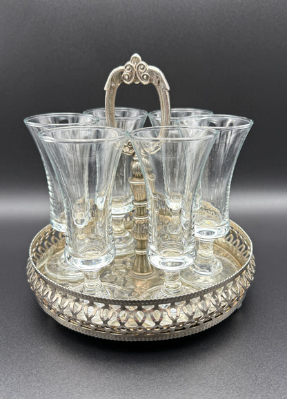 Leonard Silver-Plated Cordial Set