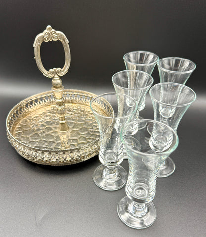 Leonard Silver-Plated Cordial Set