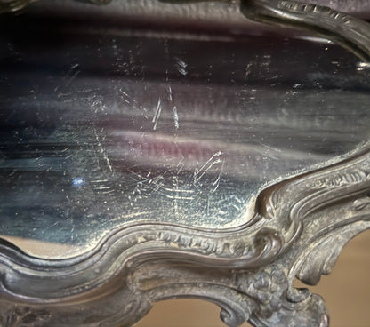 French Louis XV Rococo Revival Mirrored Tray