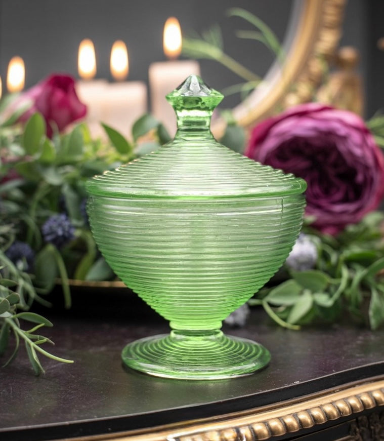 Indiana Glass Old English Sugar Dish