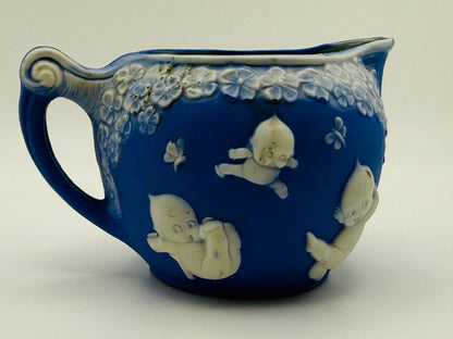 Antique Rose O'Neill Kewpie Jasperware Miniature Creamer