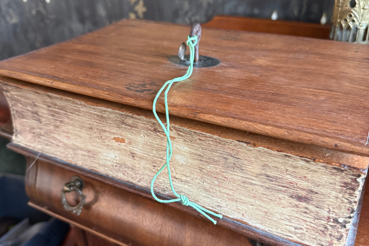 Rare Mid-19th Century Book Form Locking Box
