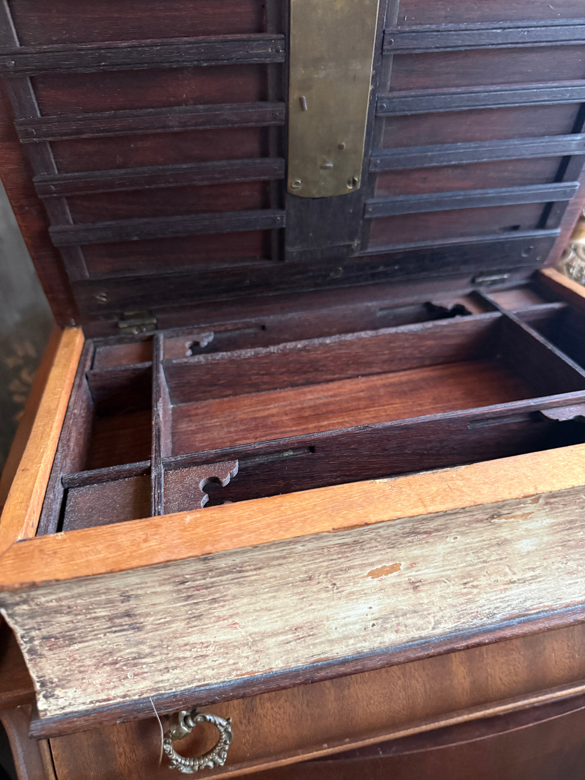 Rare Mid-19th Century Book Form Locking Box