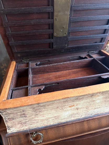 Rare Mid-19th Century Book Form Locking Box