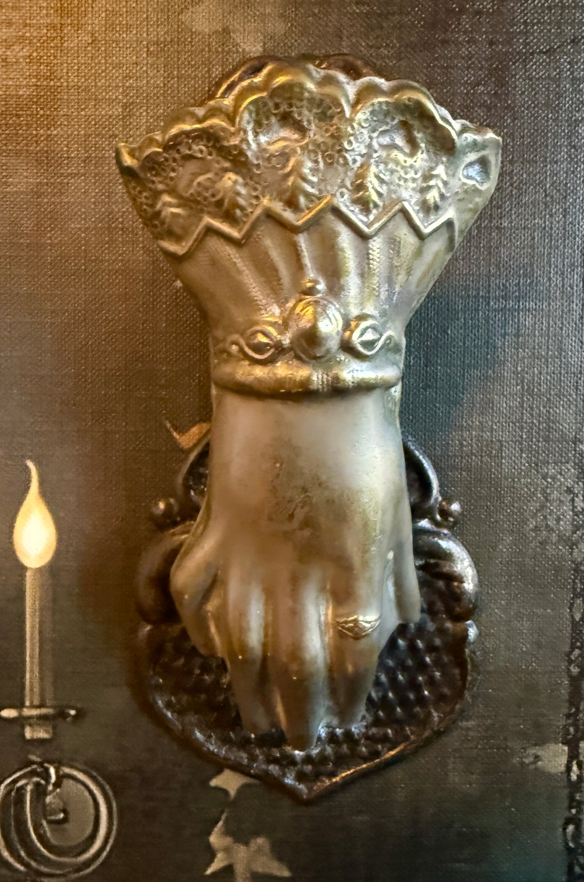 Victorian Figural Hand Letter Clip c. 1870–1880