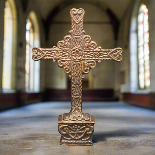 Ornate Cast Iron Crucifix