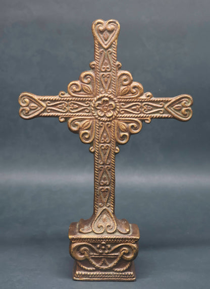 Ornate Cast Iron Crucifix