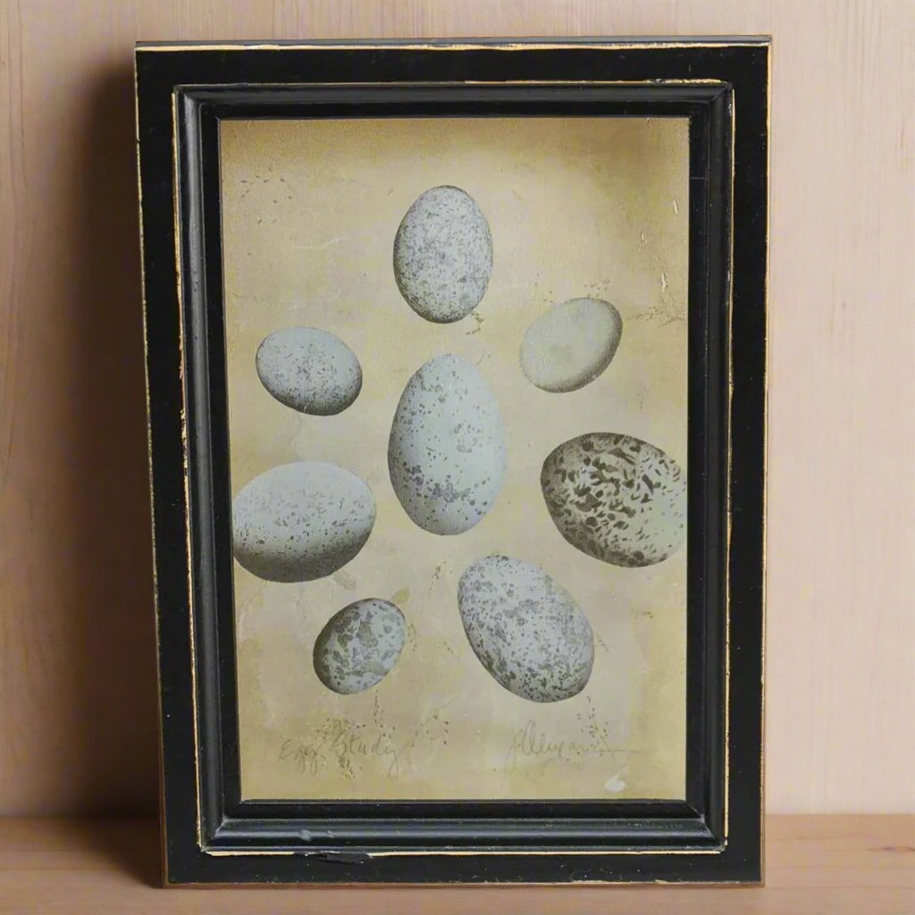 "Egg Study" Glass Transfer (9" x 6.5")