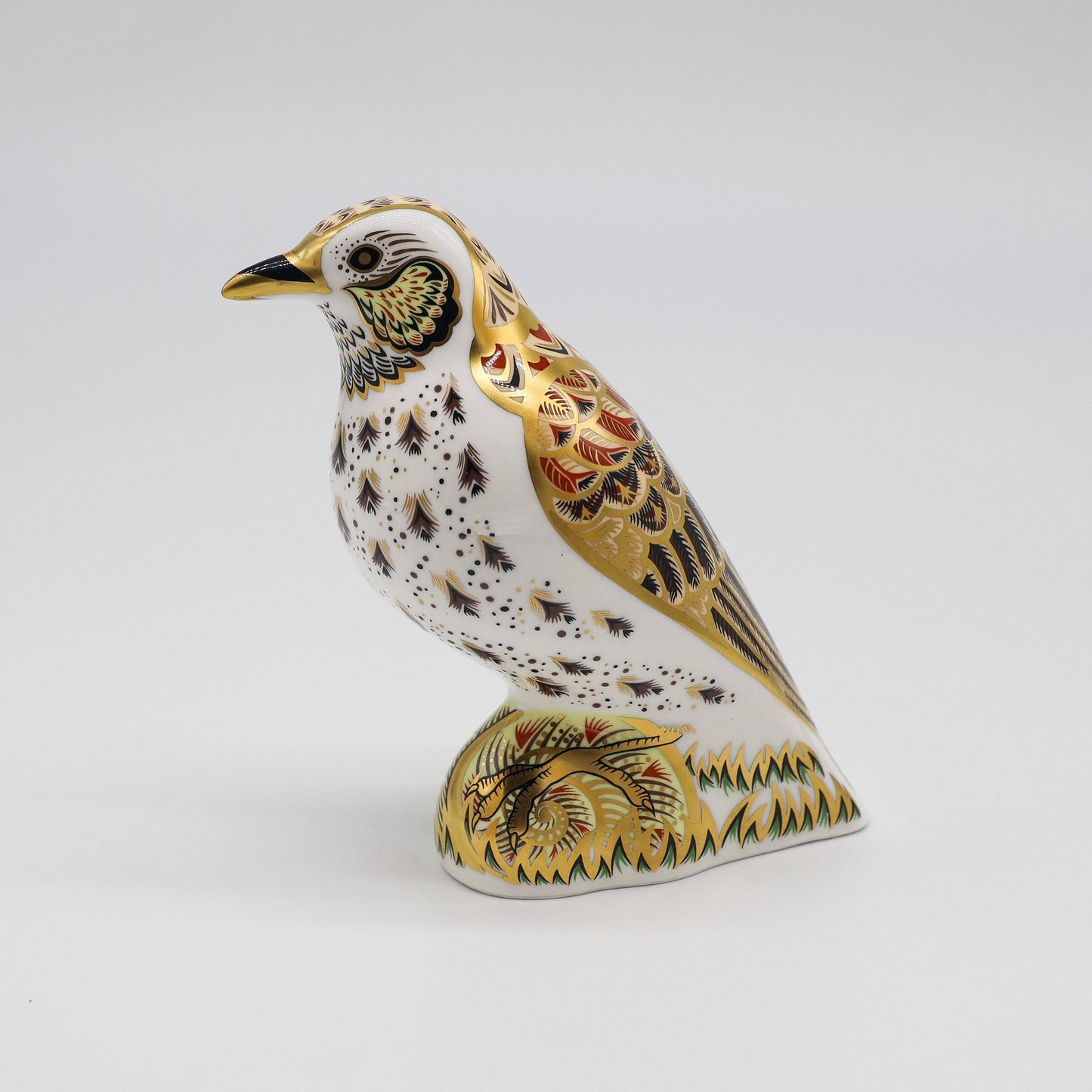 Royal Crown Derby Song Thrush Bird Figurine