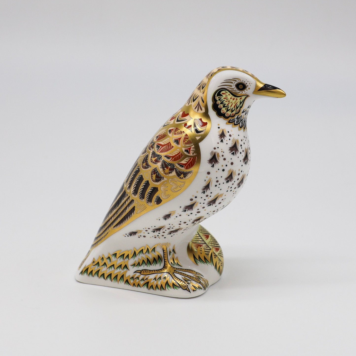 Royal Crown Derby Song Thrush Bird Figurine