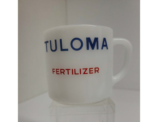 Tuloma Fertilizer Milk Glass Coffee Mugs s/6