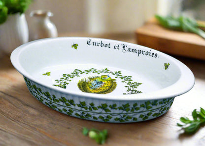 French "Turbot et Lamproise" Serving Dish