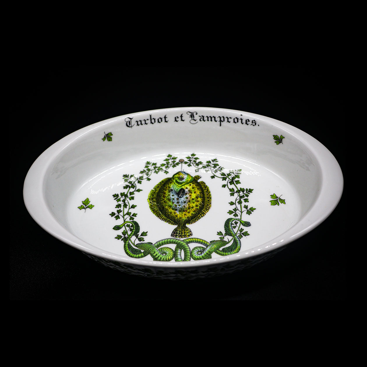 French "Turbot et Lamproise" Serving Dish