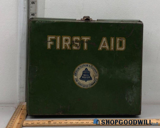 Vintage Bell System First Aid Kit - fully stocked