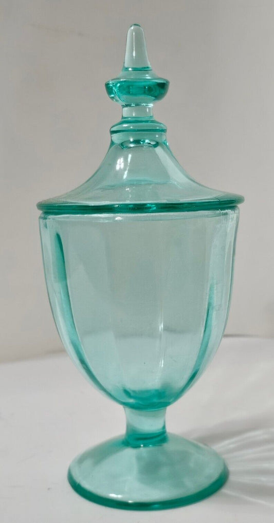 Vintage Fenton Uranium Apothecary Jar