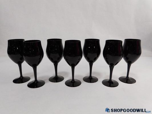 Wine Glass Midnight Lace By Belkraft Crystal set/6